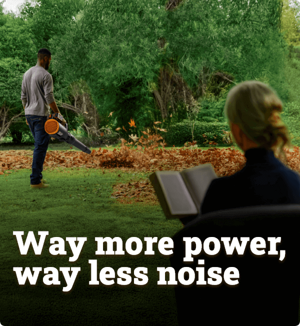 Way more power, way less noise